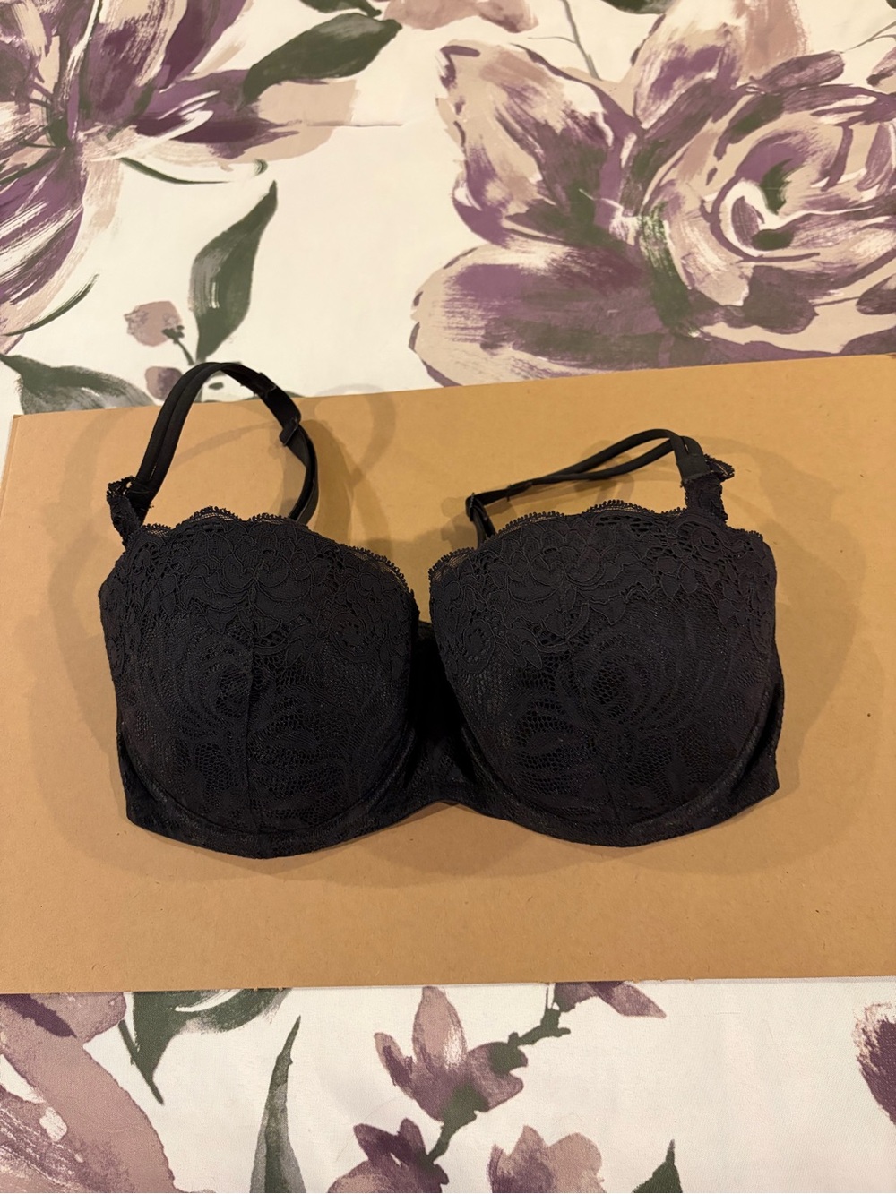 Victoria's Secret Black Lace Underwire Bra